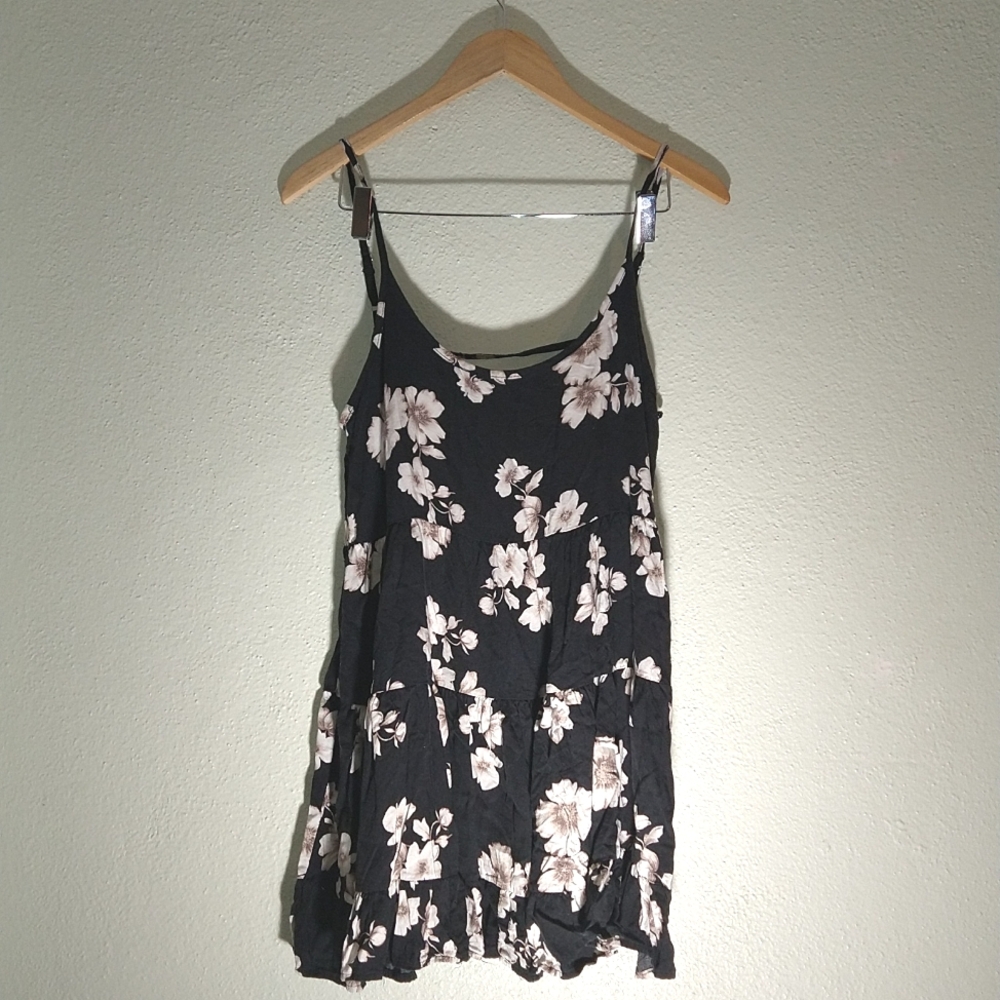 Brandy Melville Floral Tiered Dress